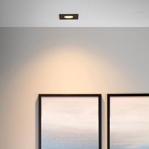 Lucide TUBE - Spot encastrable - 1xGU10 - Noir - ambiance 1